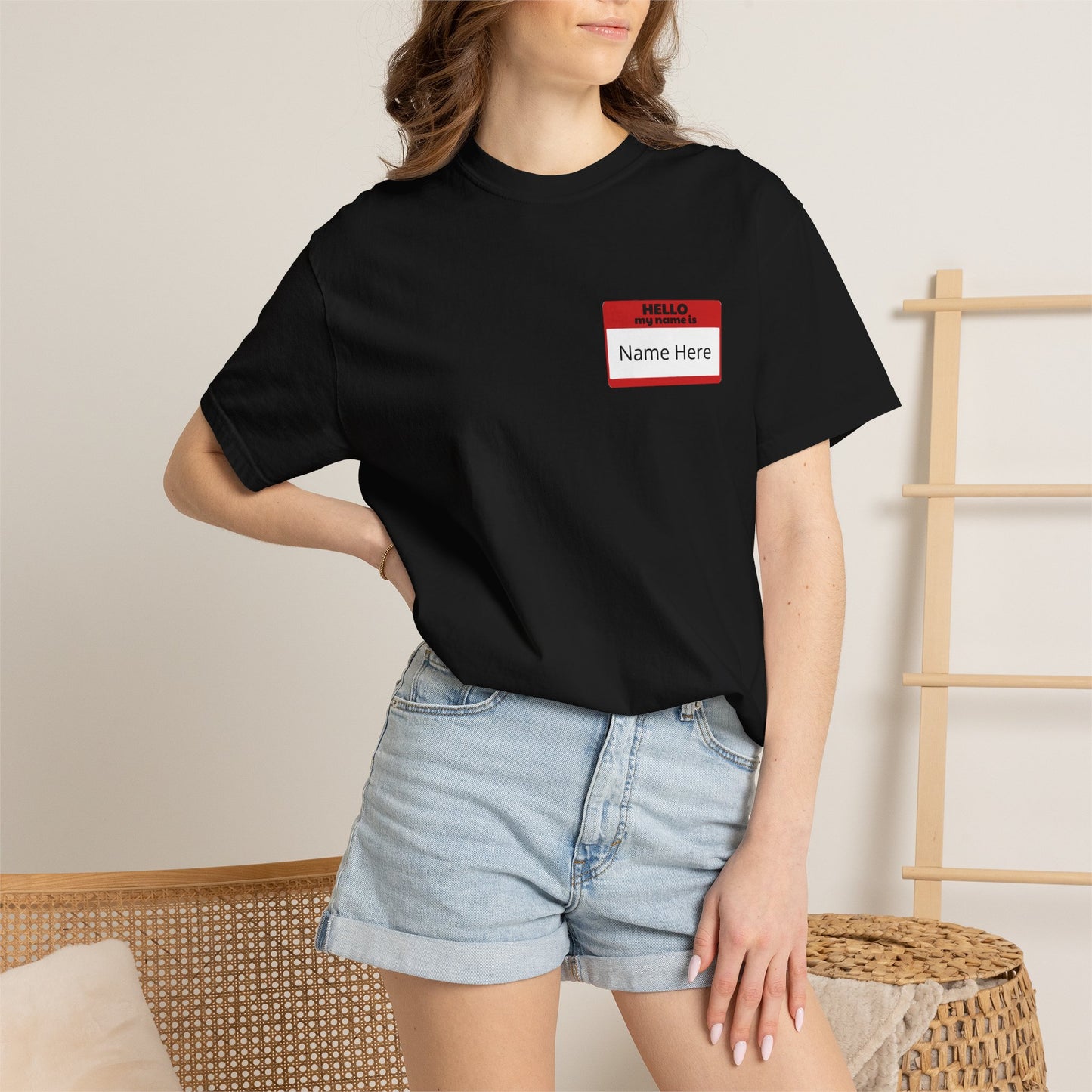Name Tag Graphic T-Shirt
