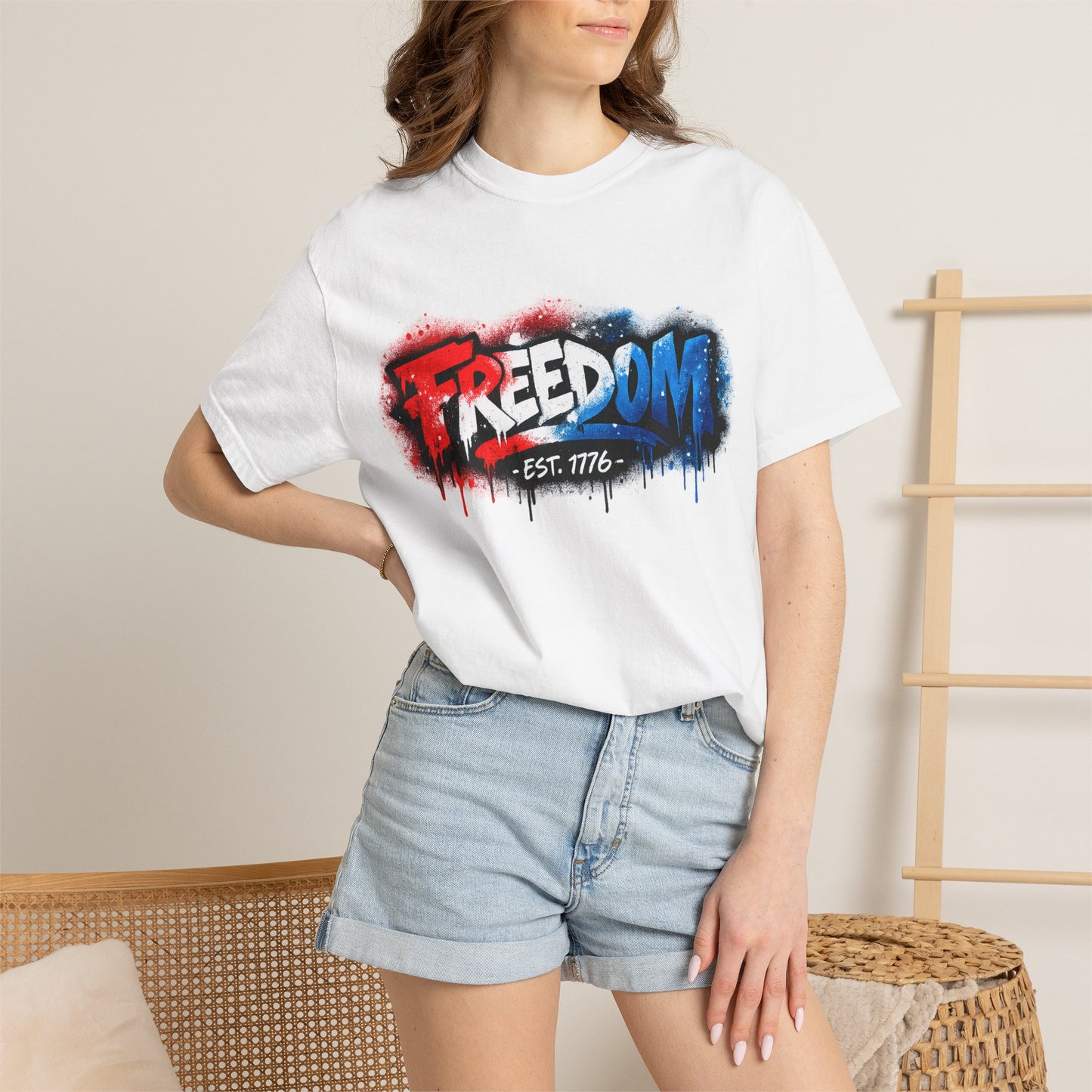 Freedom Graffiti T-Shirt - Unisex
