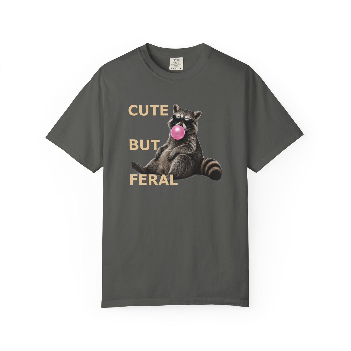 Raccoon "Cute But Feral" T-Shirt - Unisex