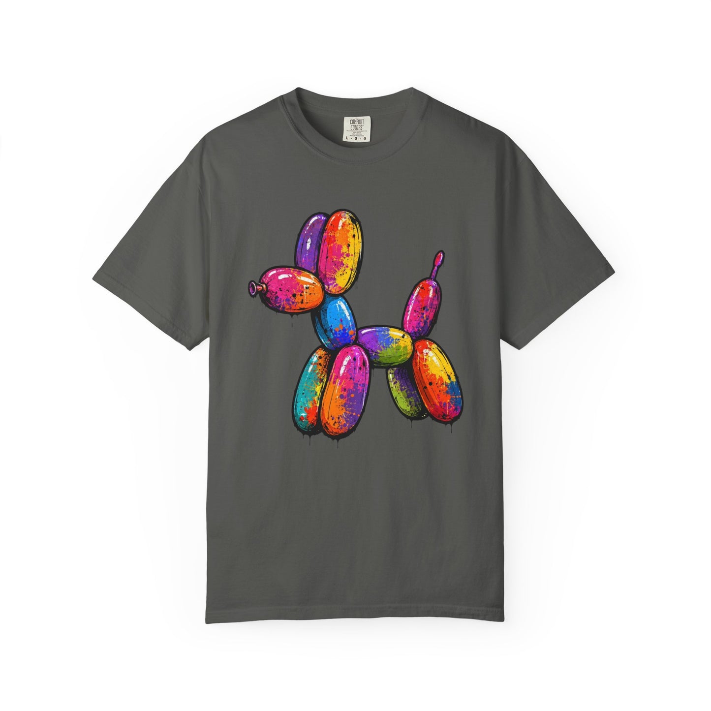 Rainbow Balloon Dog Drip T-Shirt - Unisex
