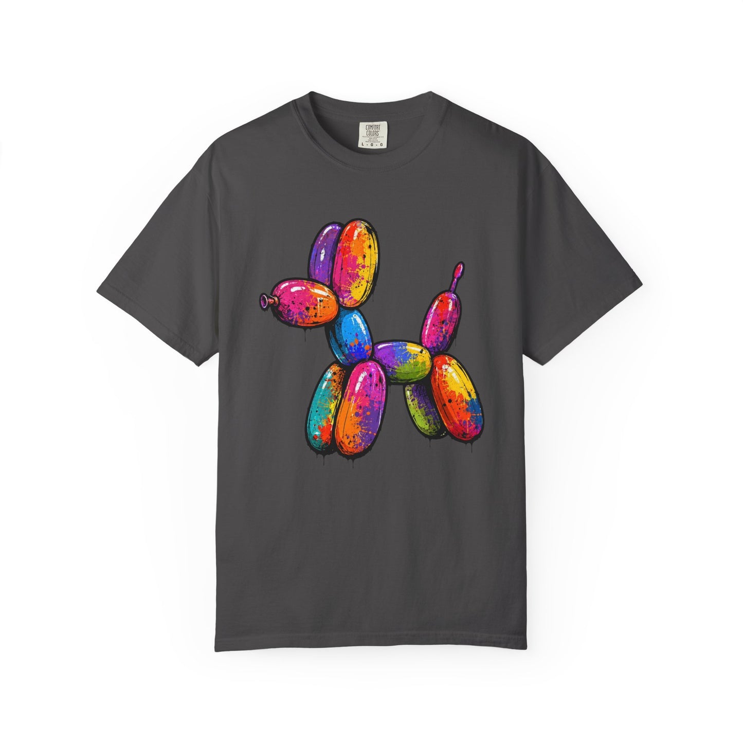 Rainbow Balloon Dog Drip T-Shirt - Unisex