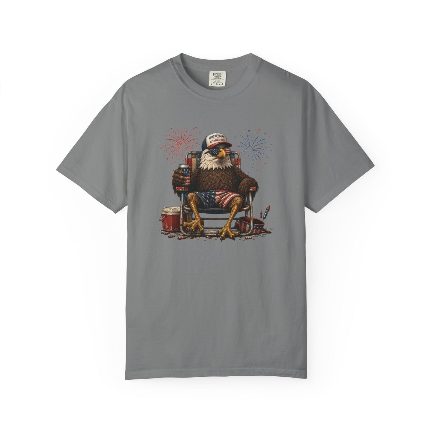 Patriotic Bald Eagle BBQ Graphic T-Shirt – Unisex
