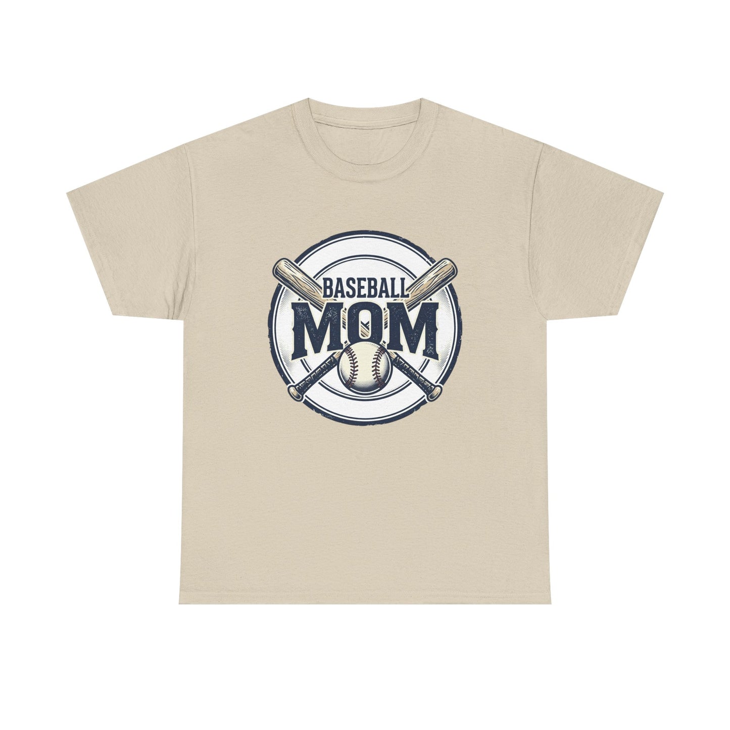 Baseball Mom T-Shirt – Crossed Bats Graphic