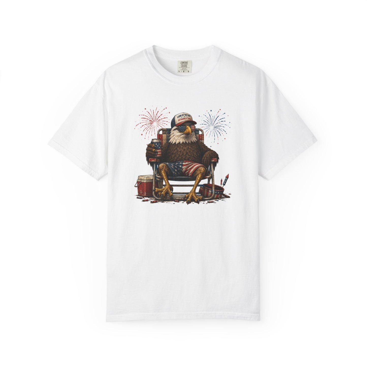 Patriotic Bald Eagle BBQ Graphic T-Shirt – Unisex