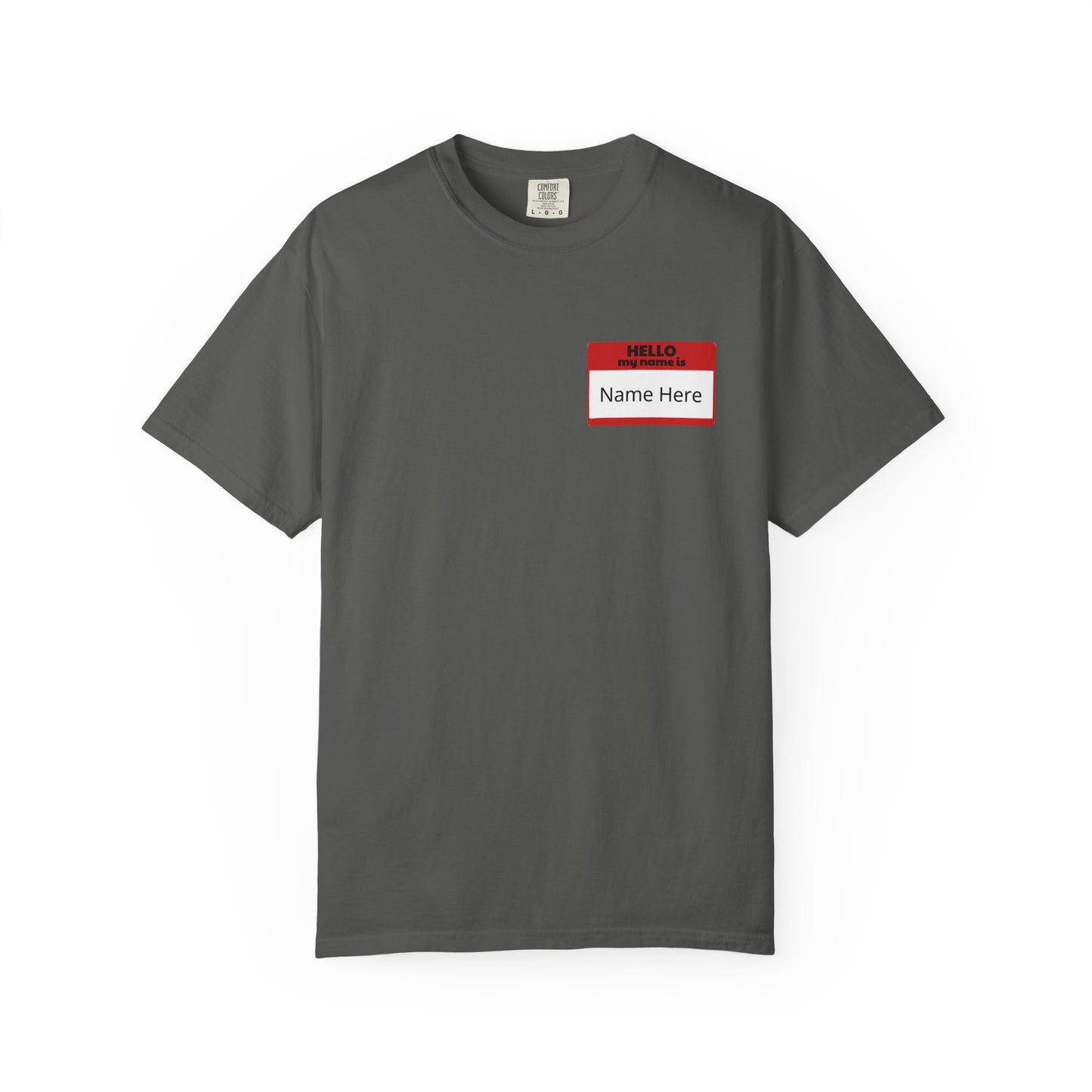 Name Tag Graphic T-Shirt