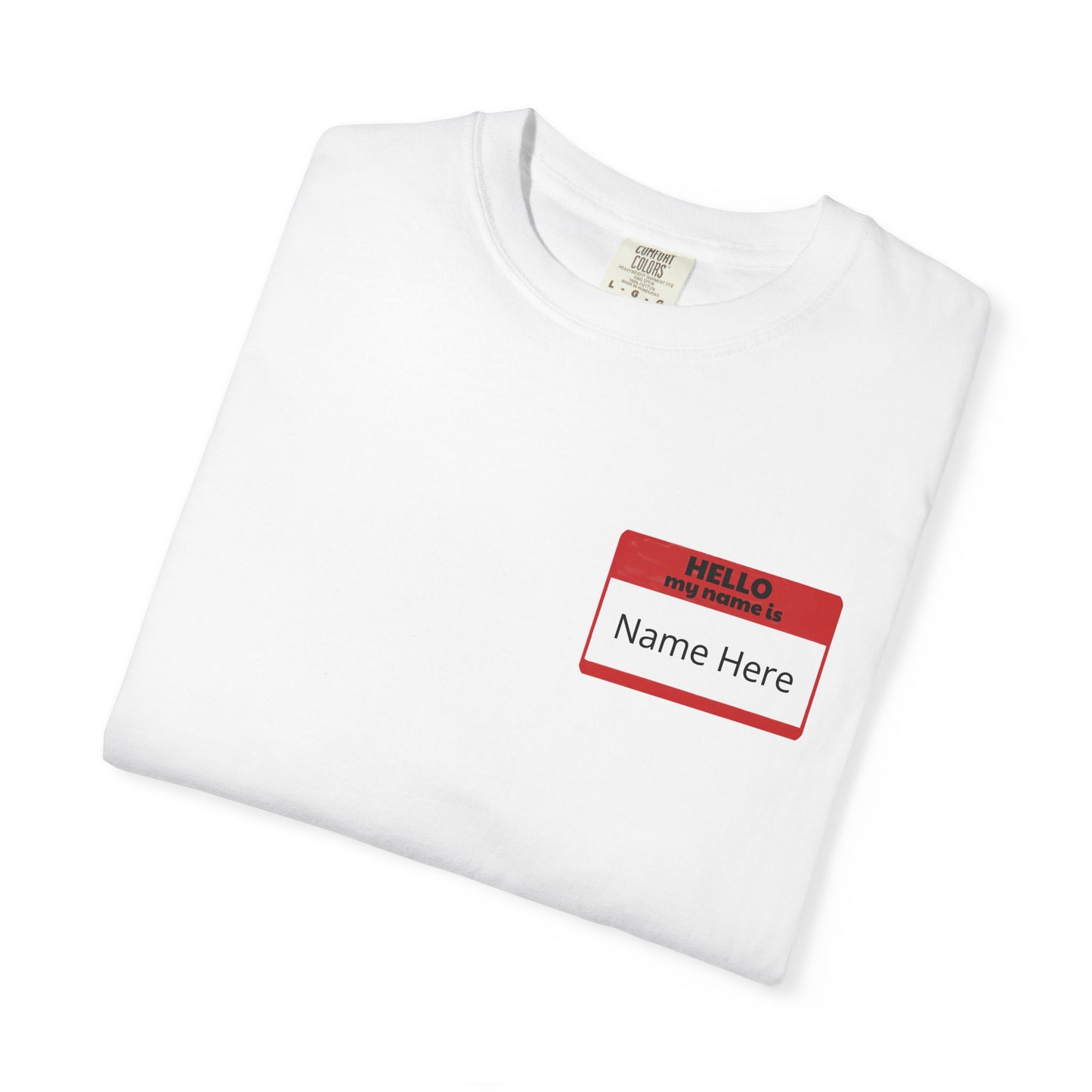 Name Tag Graphic T-Shirt