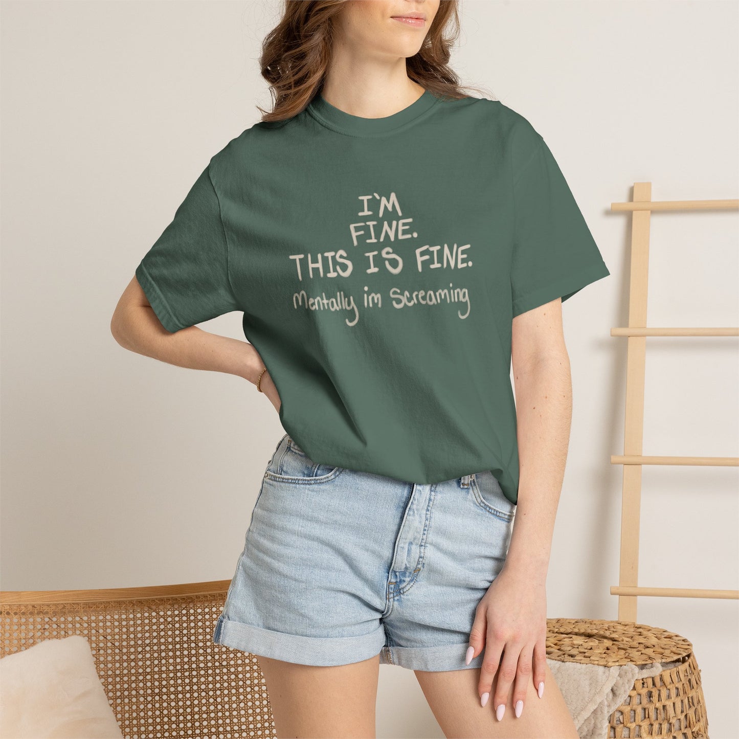 I'm Fine This Is Fine T‑Shirt