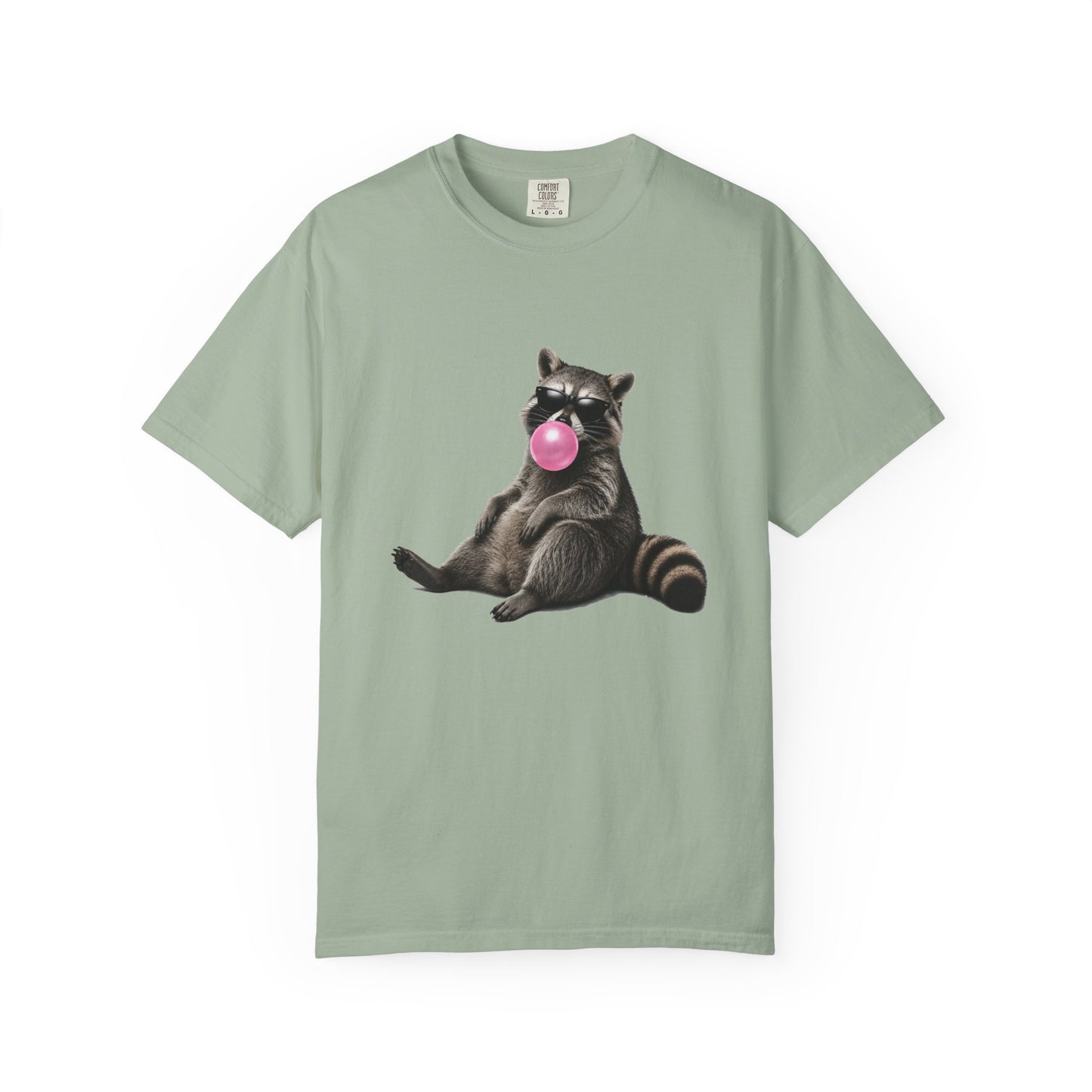 Raccoon Blowing Bubble Gum T-Shirt - Unisex