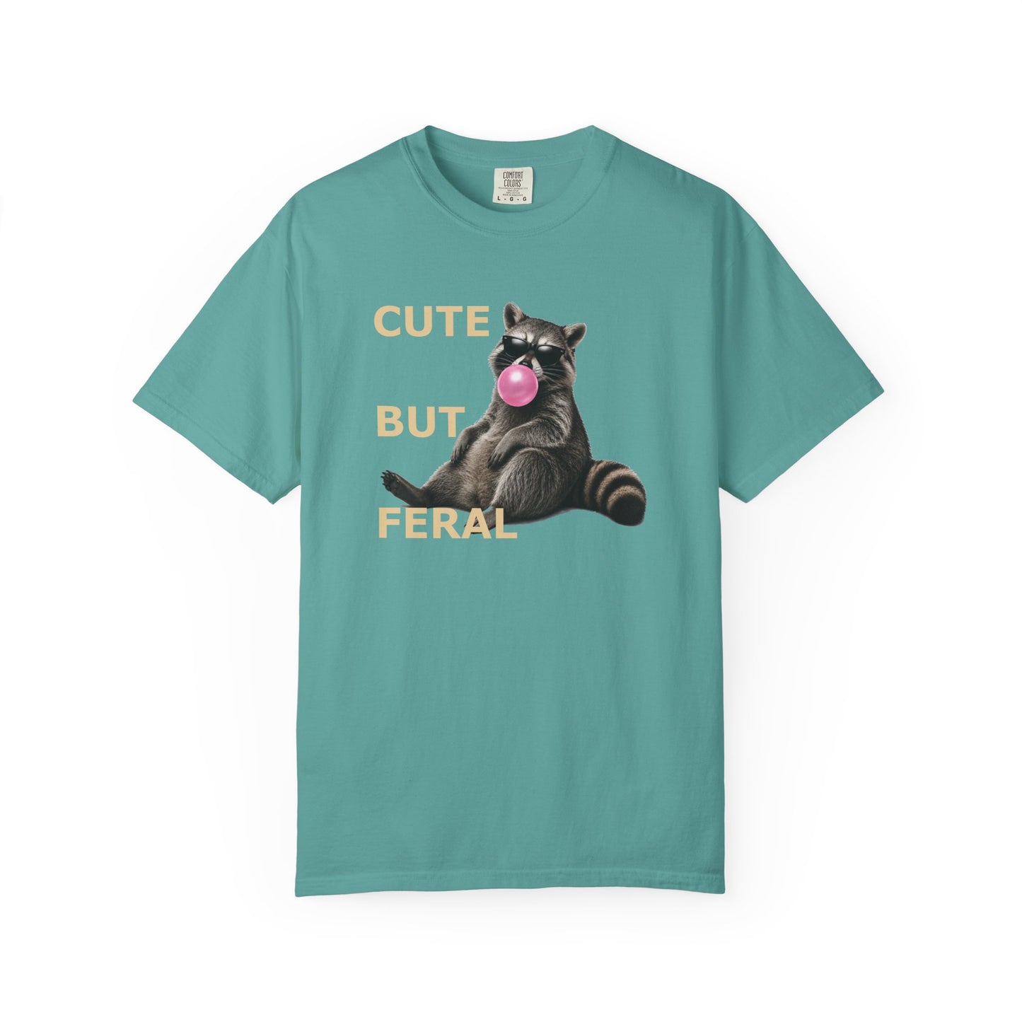 Raccoon "Cute But Feral" T-Shirt - Unisex