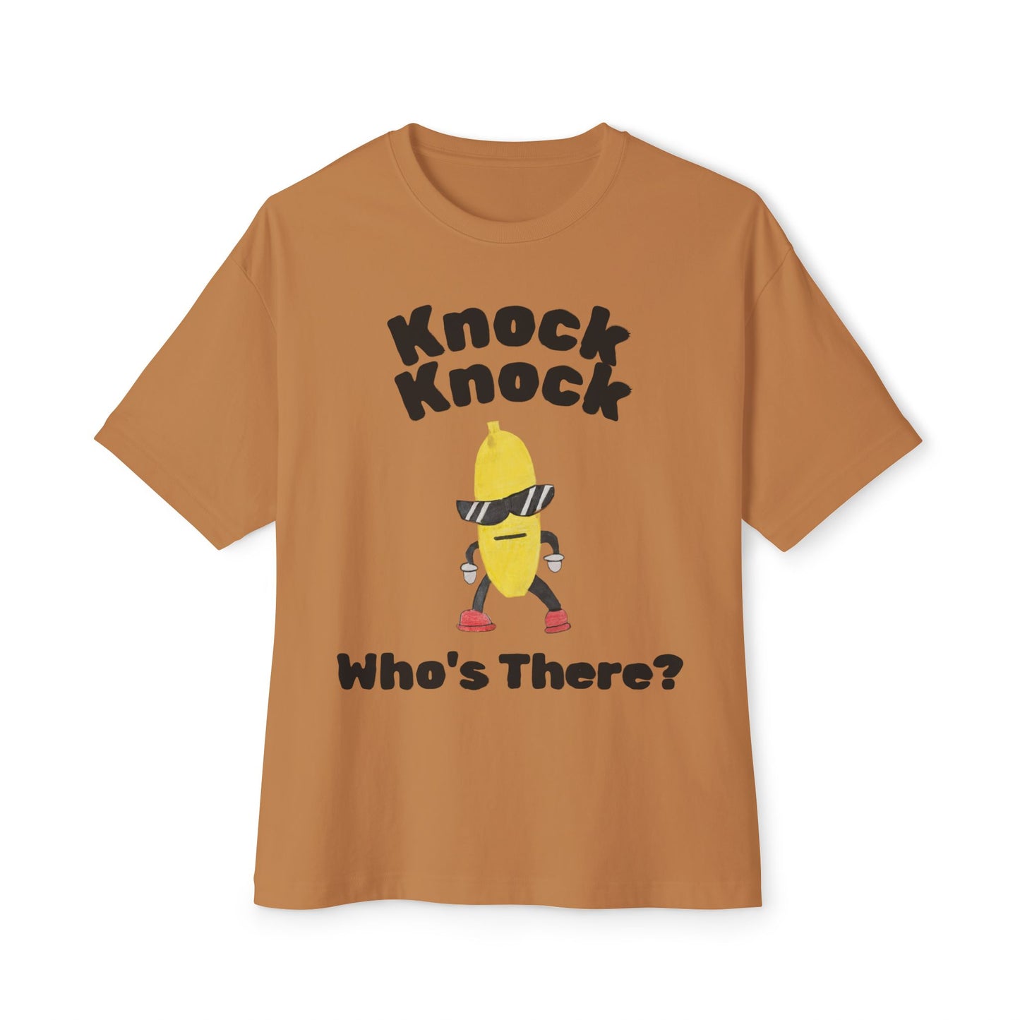 Funny Banana Tee — "Knock Knock Who's There?" Graphic T-Shirt