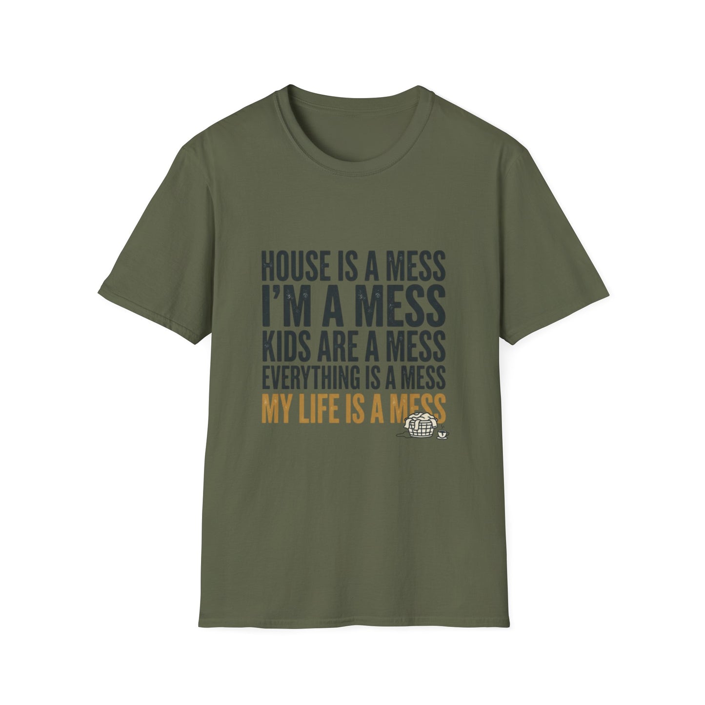 Funny Messy Mom T-Shirt