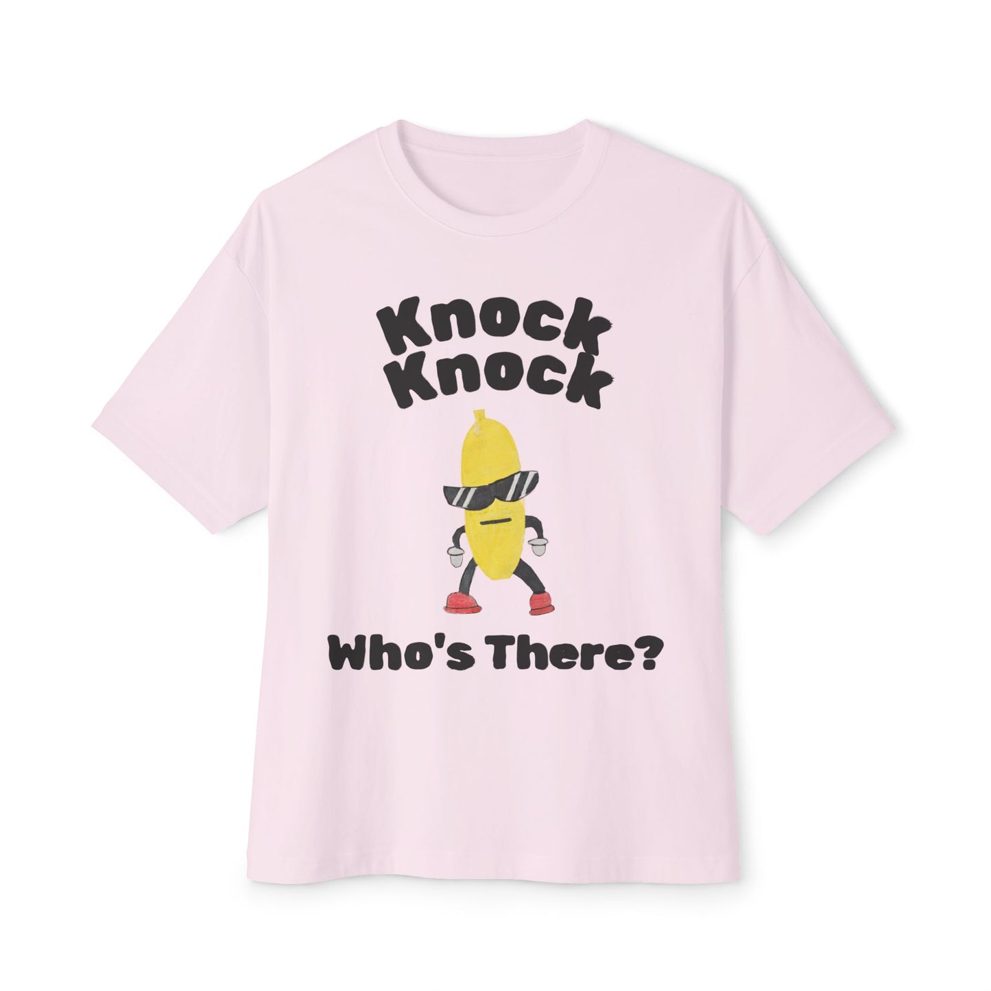 Funny Banana Tee — "Knock Knock Who's There?" Graphic T-Shirt