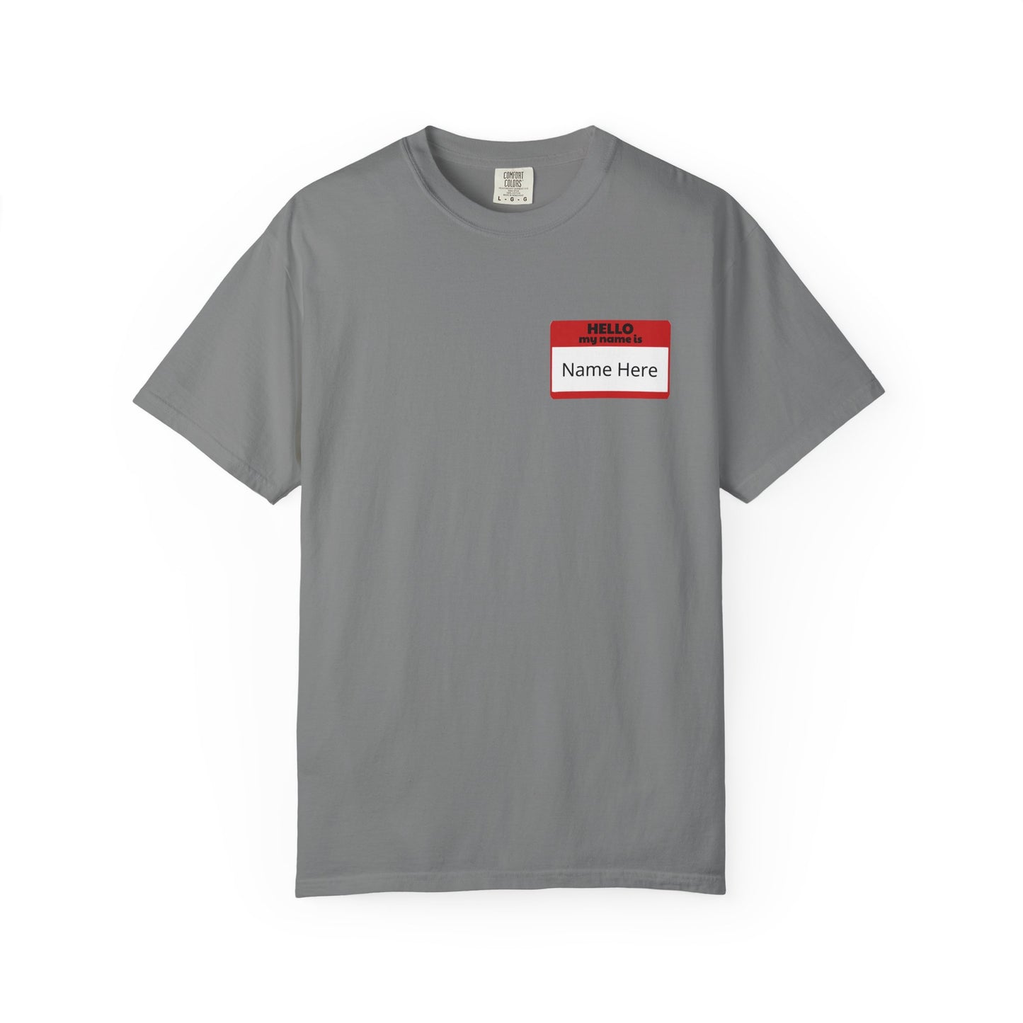 Name Tag Graphic T-Shirt