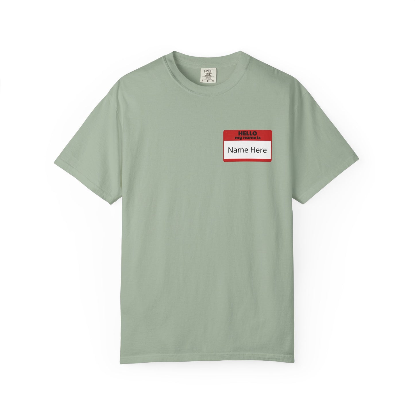 Name Tag Graphic T-Shirt