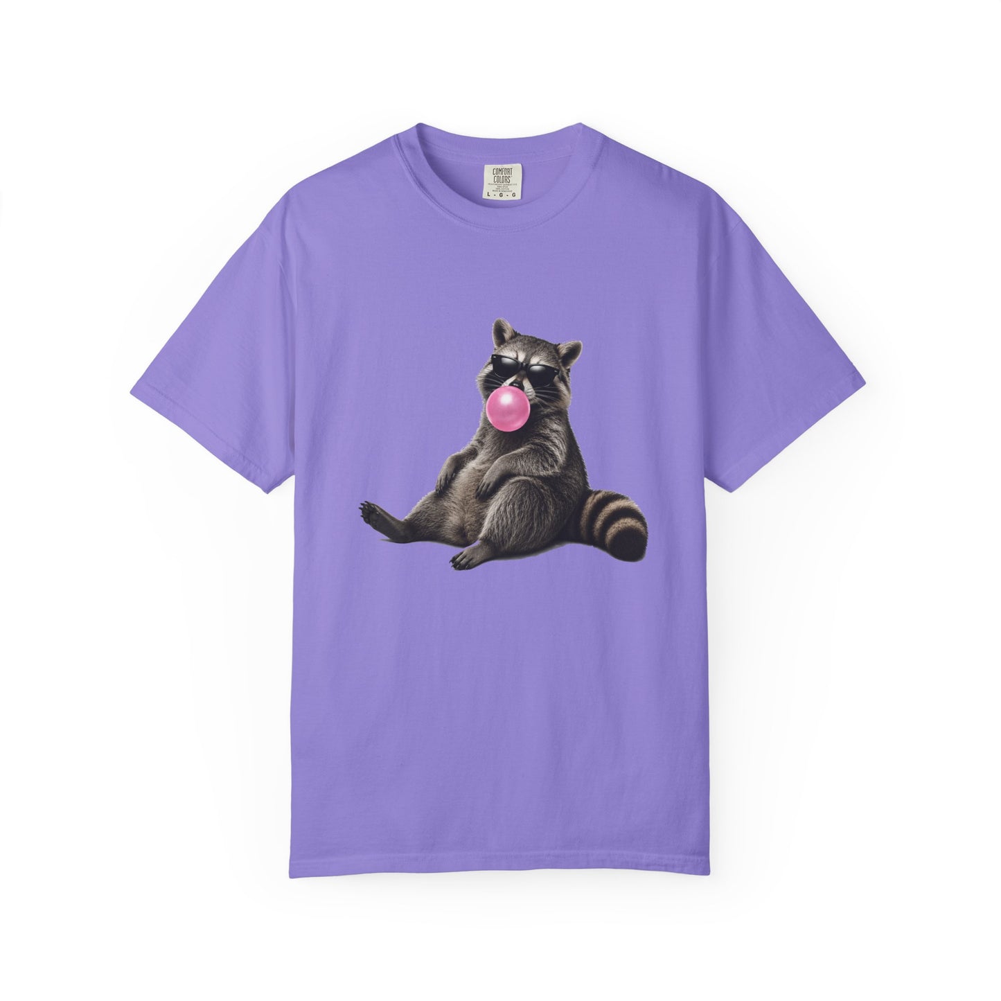 Raccoon Blowing Bubble Gum T-Shirt - Unisex