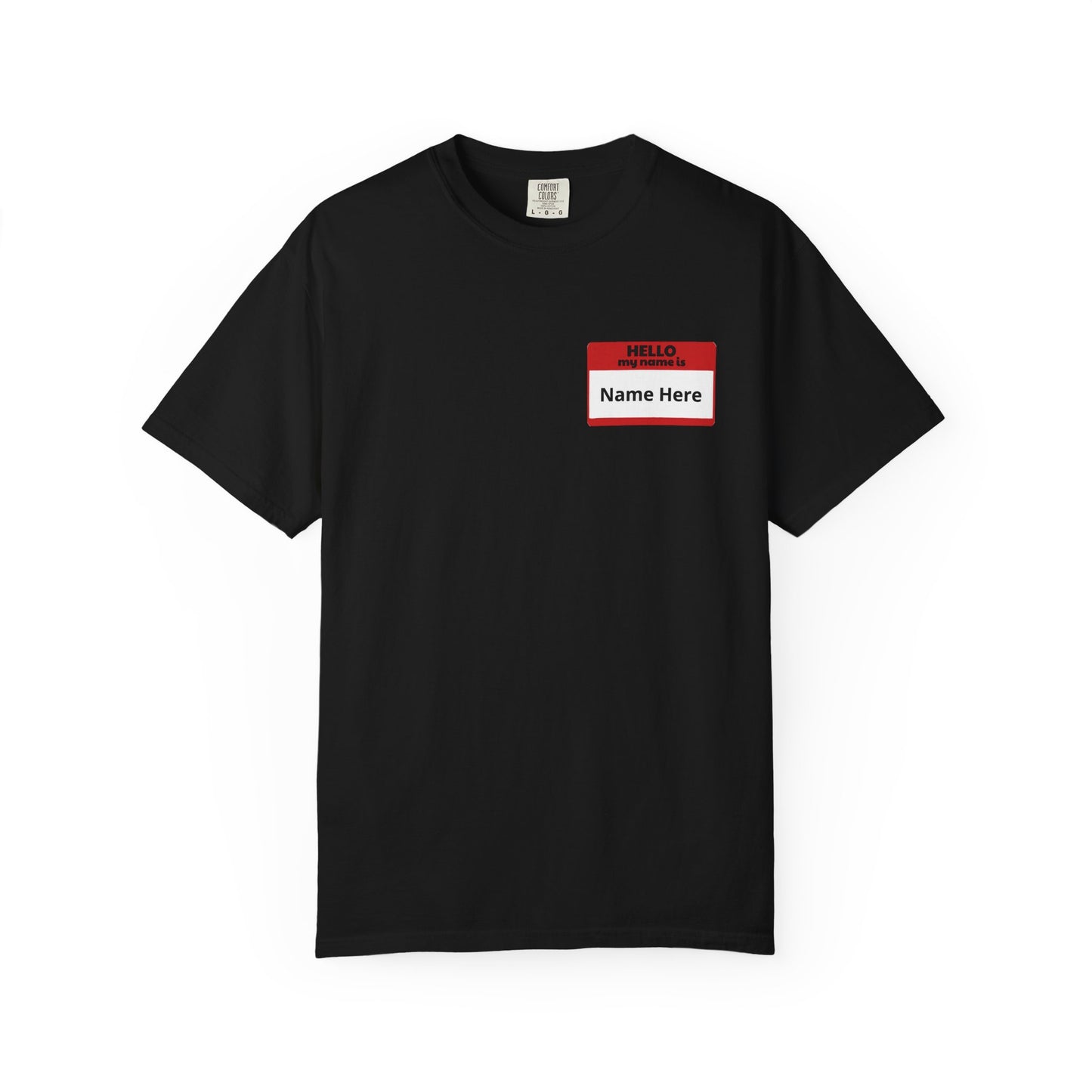 Name Tag Graphic T-Shirt