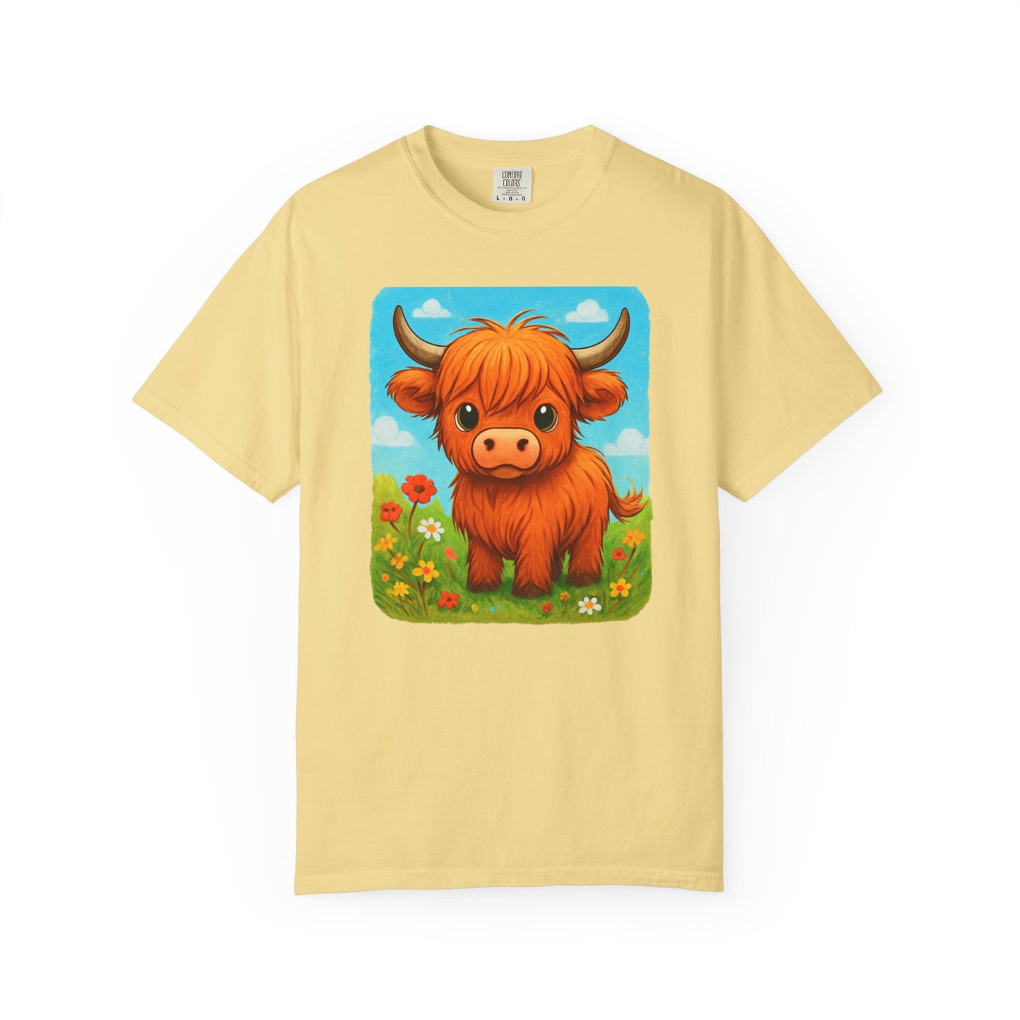Highland Cow Heavyweight Graphic T-Shirt