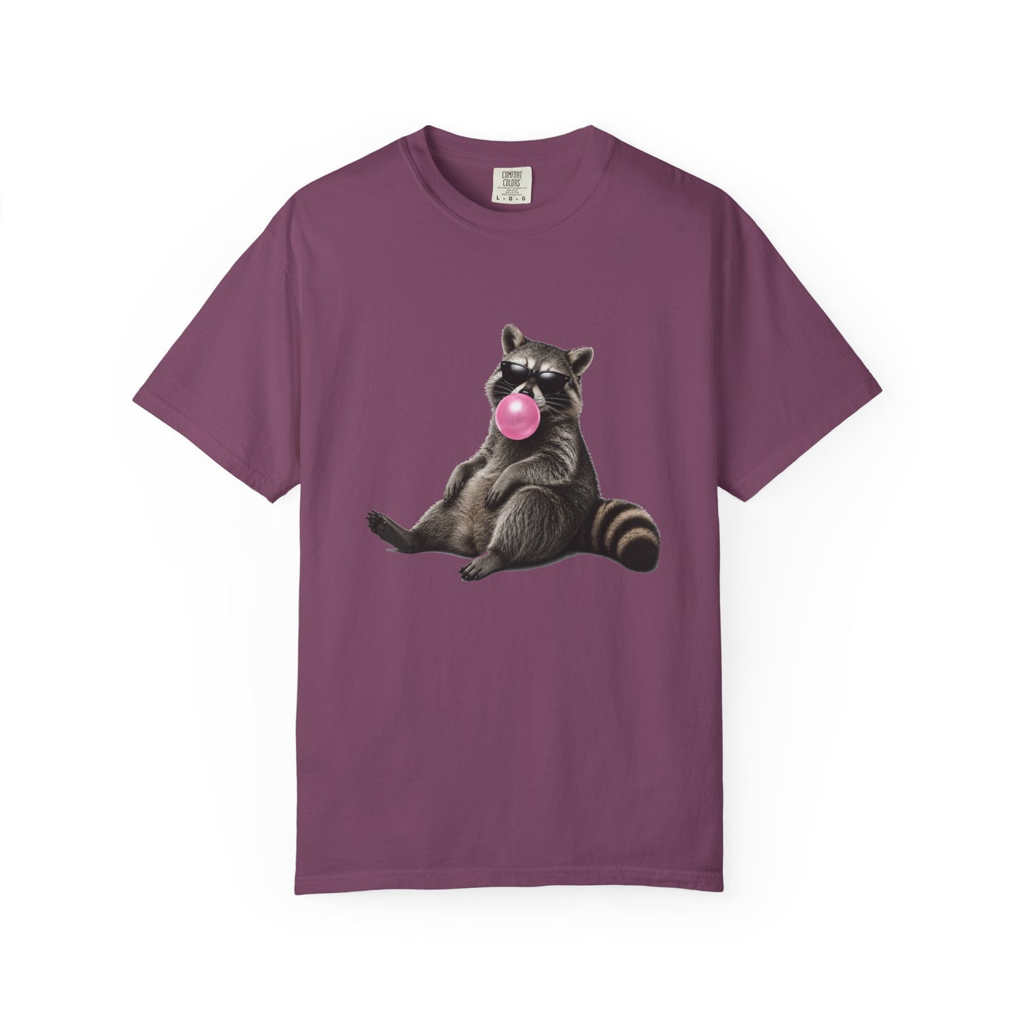 Raccoon Blowing Bubble Gum T-Shirt - Unisex