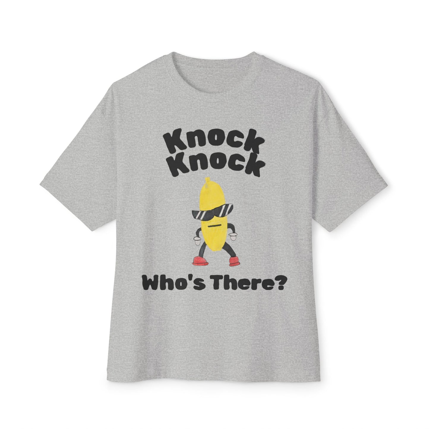 Funny Banana Tee — "Knock Knock Who's There?" Graphic T-Shirt