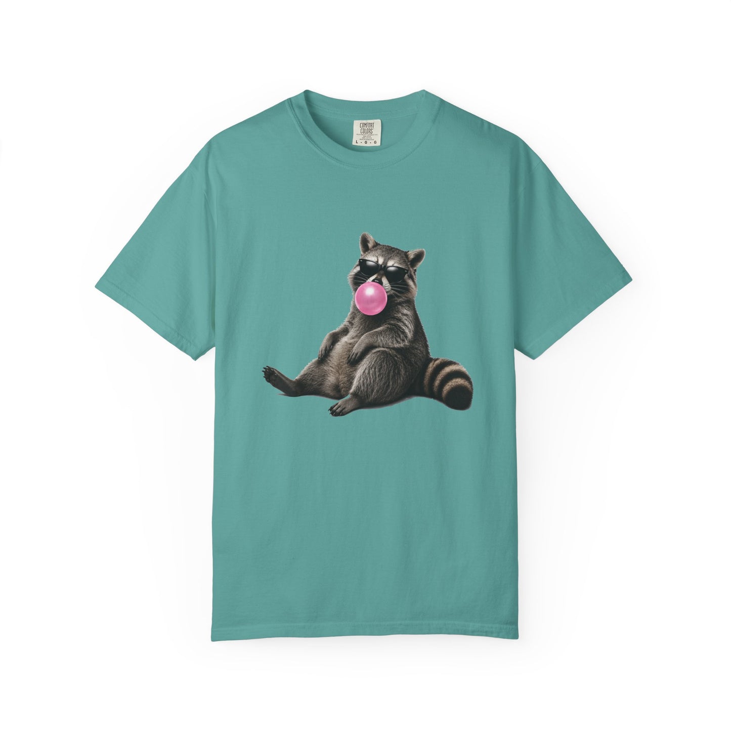 Raccoon Blowing Bubble Gum T-Shirt - Unisex