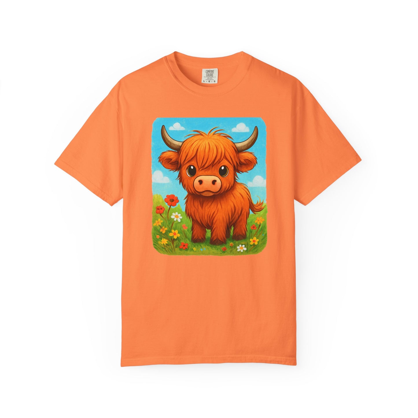 Highland Cow Heavyweight Graphic T-Shirt