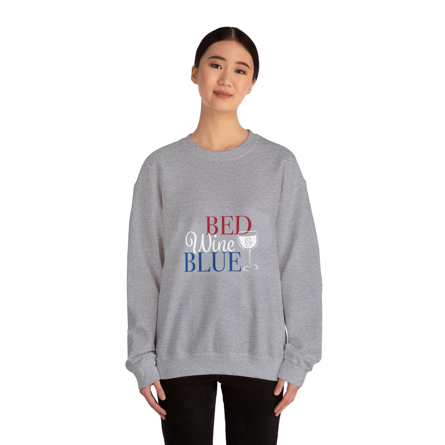 "Red Wine Blue" Patriotic Wine Lover Graphic