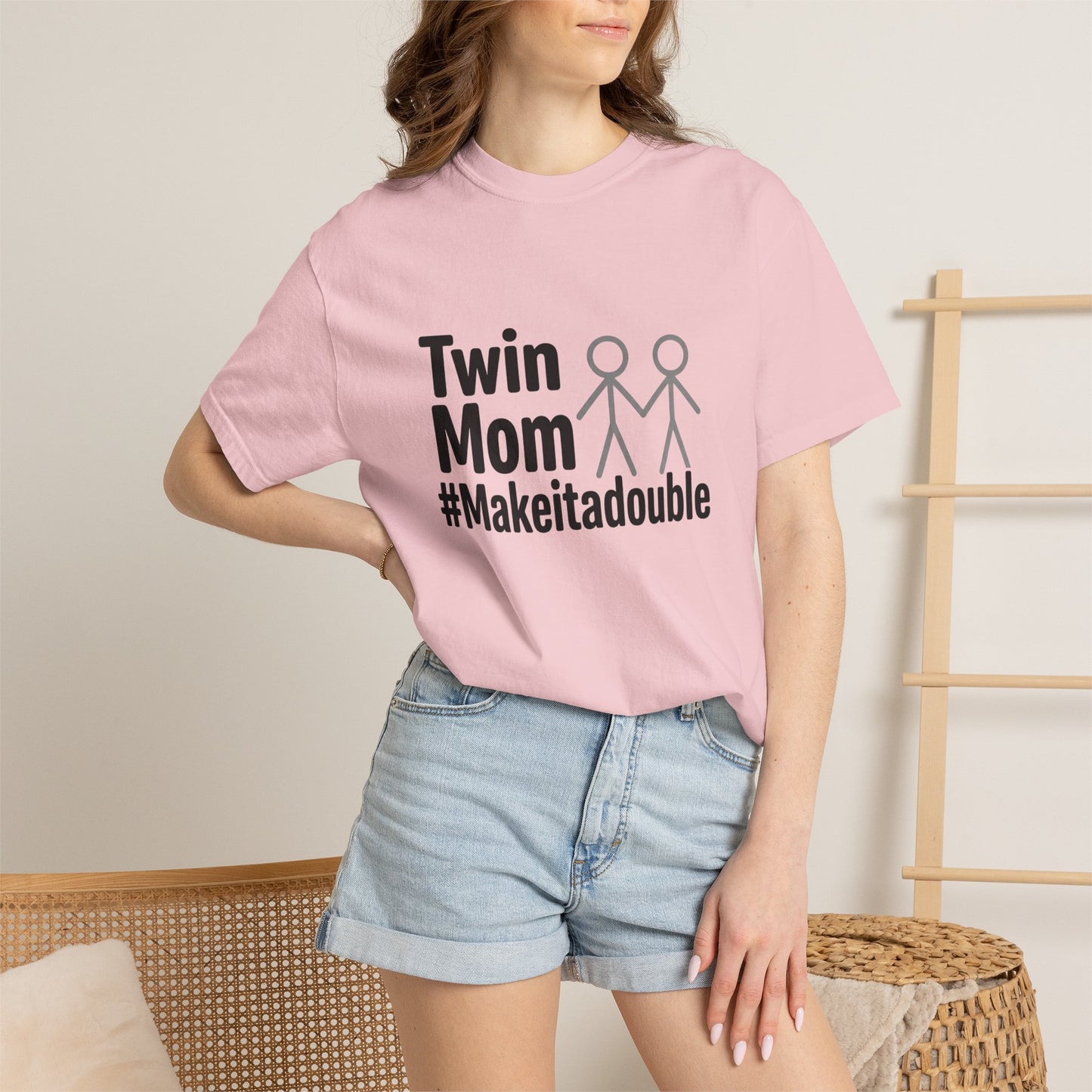 Comfort Colors Twin Mom T-Shirt