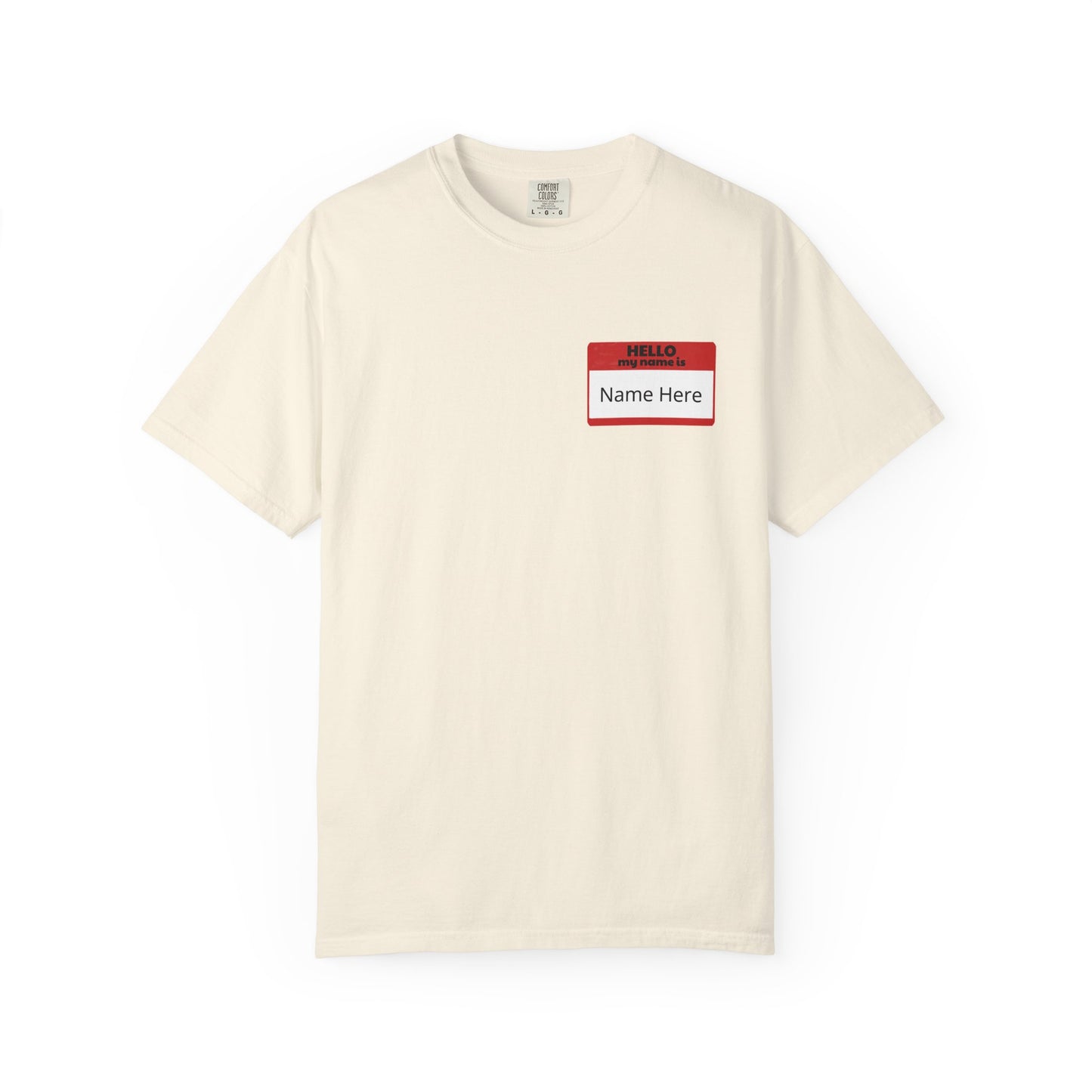 Name Tag Graphic T-Shirt