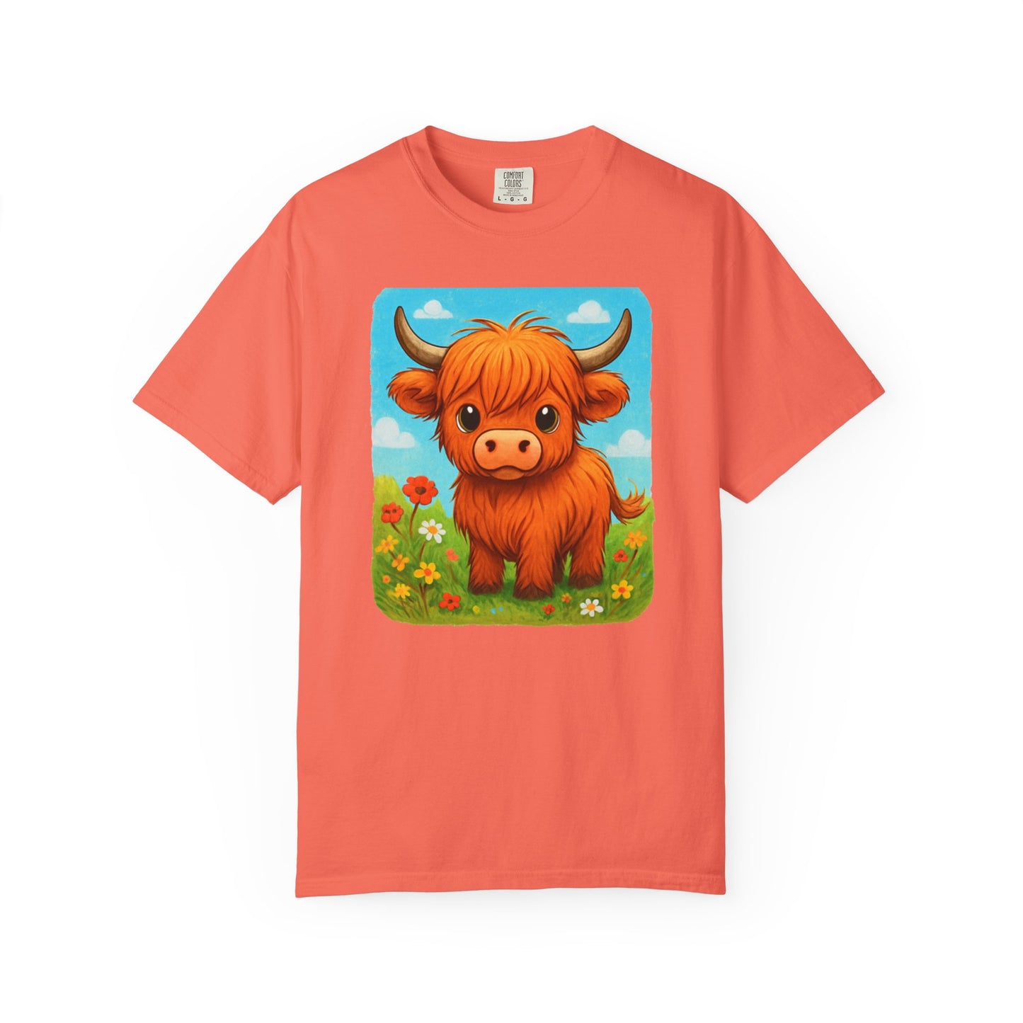 Highland Cow Heavyweight Graphic T-Shirt