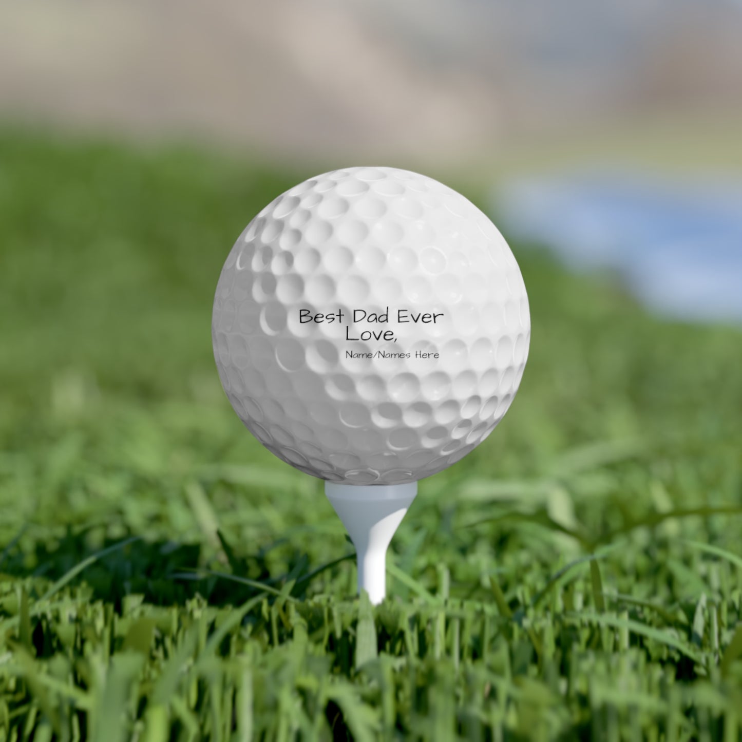 Golf Balls, 6pcs - Personalization