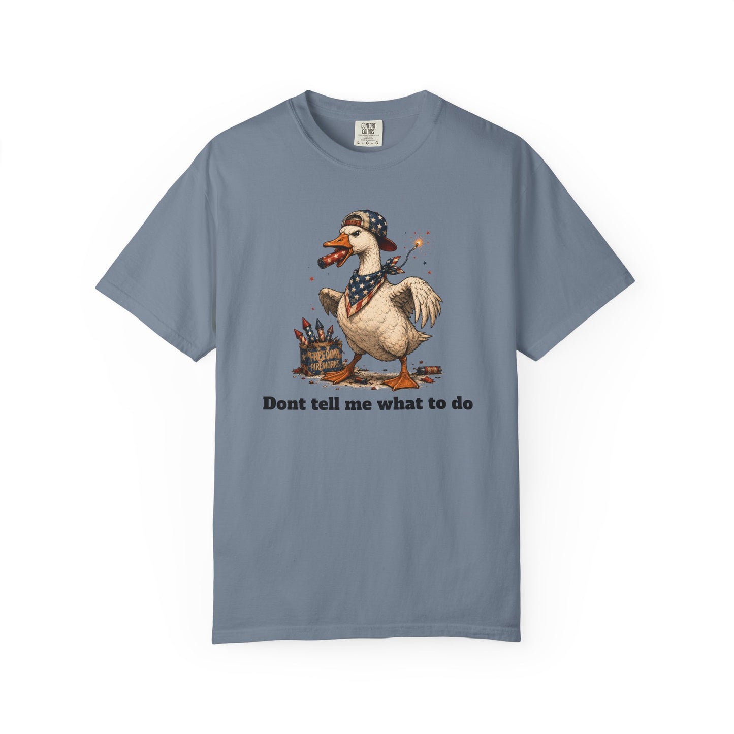 Don’t tell me what to do - Patriotic Duck Graphic T-Shirt - Unisex
