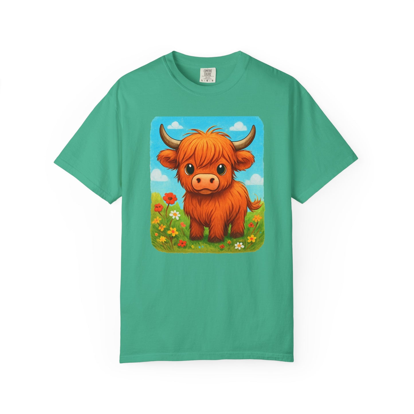Highland Cow Heavyweight Graphic T-Shirt