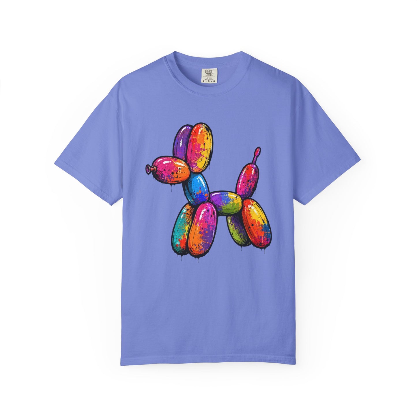 Rainbow Balloon Dog Drip T-Shirt - Unisex