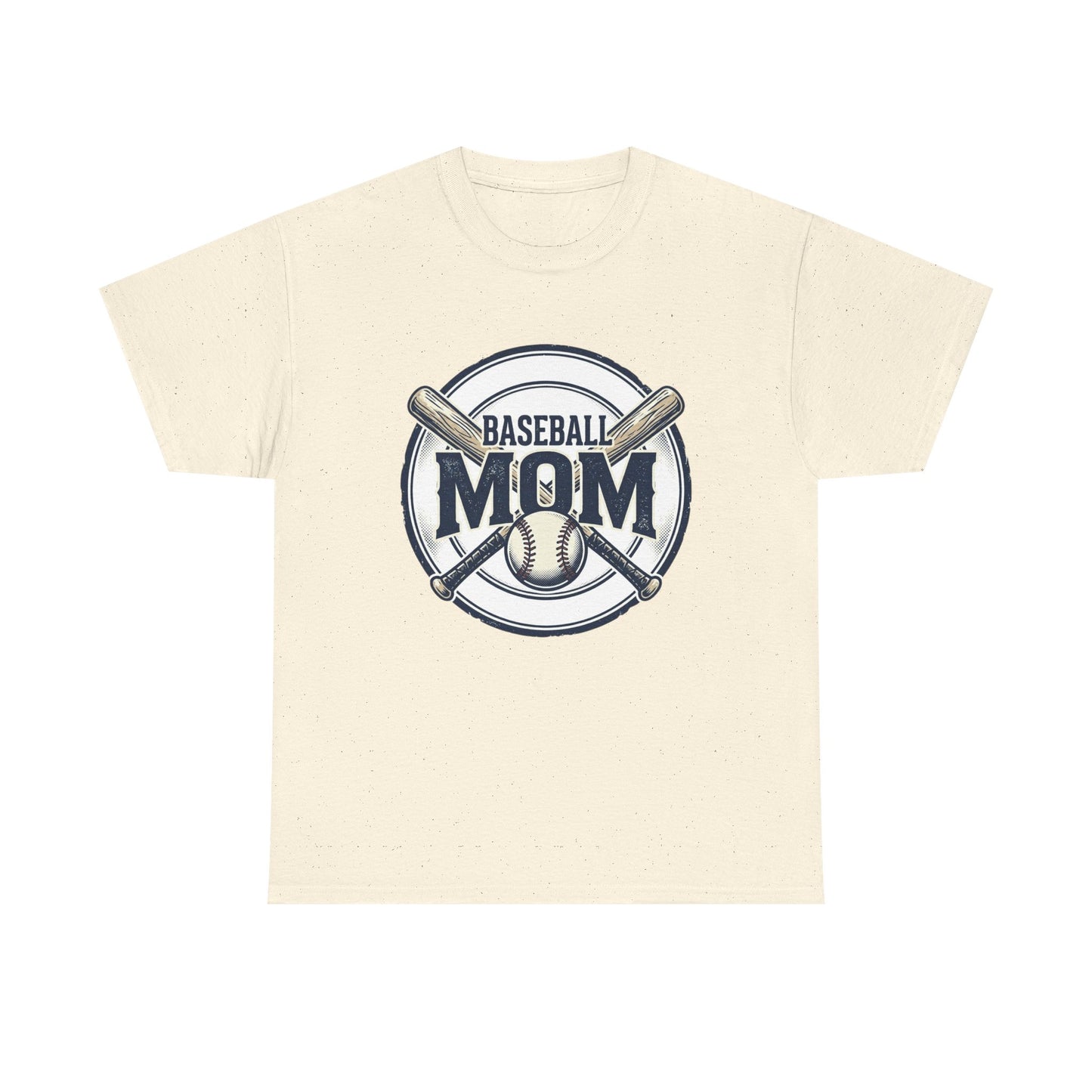 Baseball Mom T-Shirt – Crossed Bats Graphic