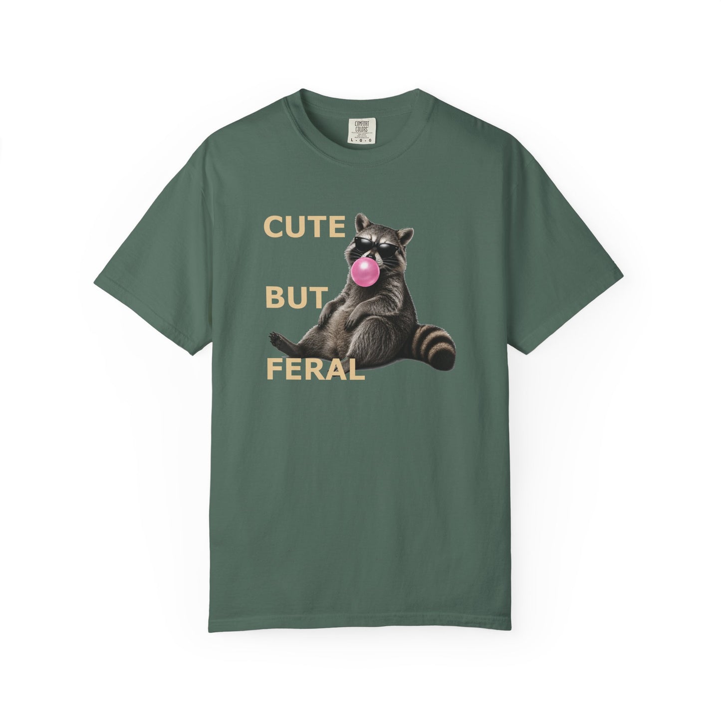 Raccoon "Cute But Feral" T-Shirt - Unisex