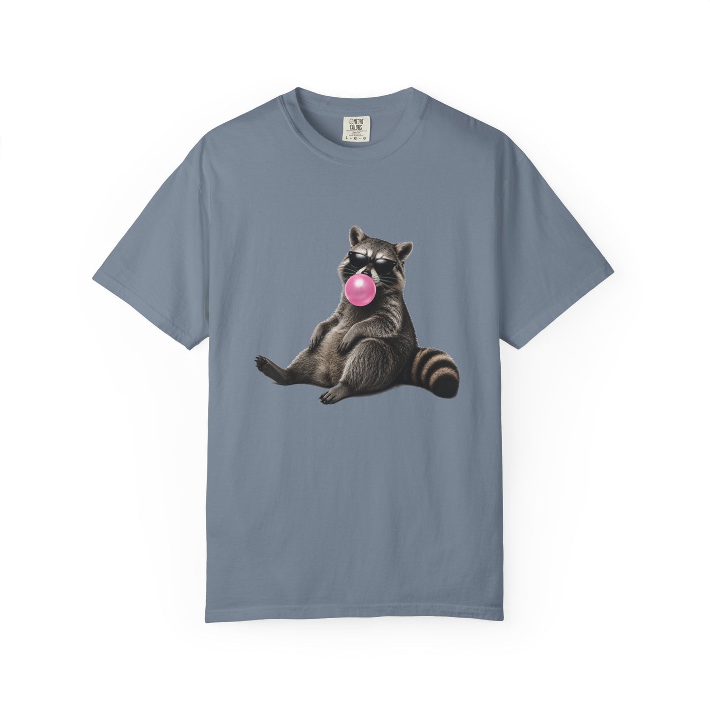 Raccoon Blowing Bubble Gum T-Shirt - Unisex