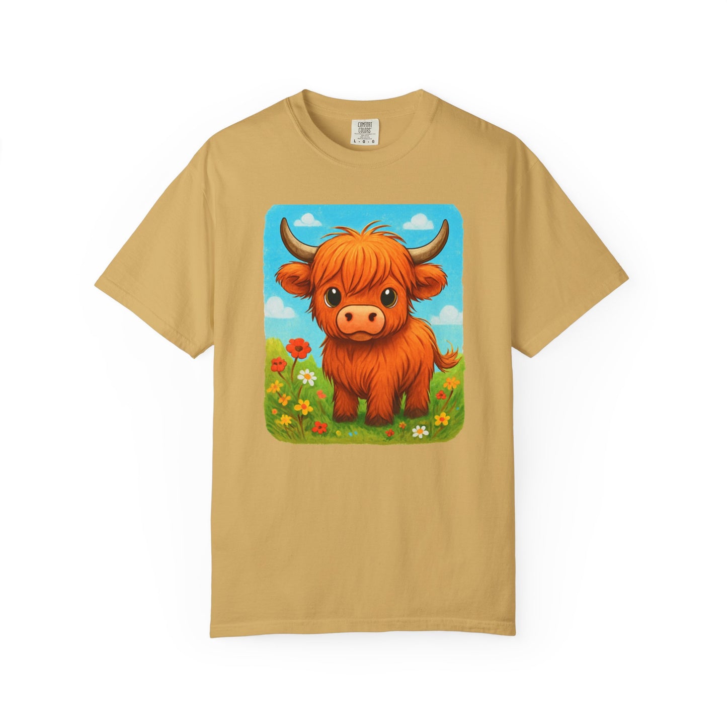 Highland Cow Heavyweight Graphic T-Shirt