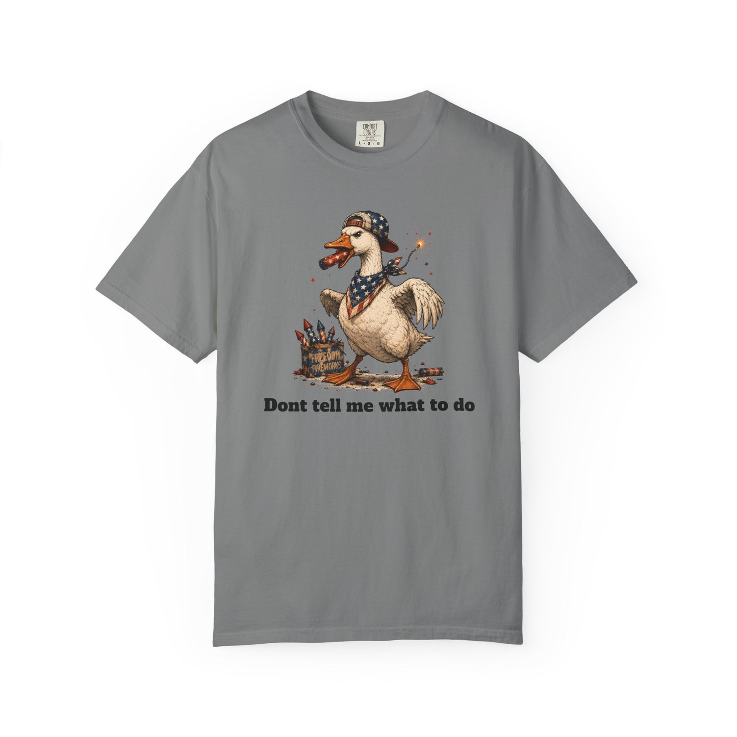 Don’t tell me what to do - Patriotic Duck Graphic T-Shirt - Unisex