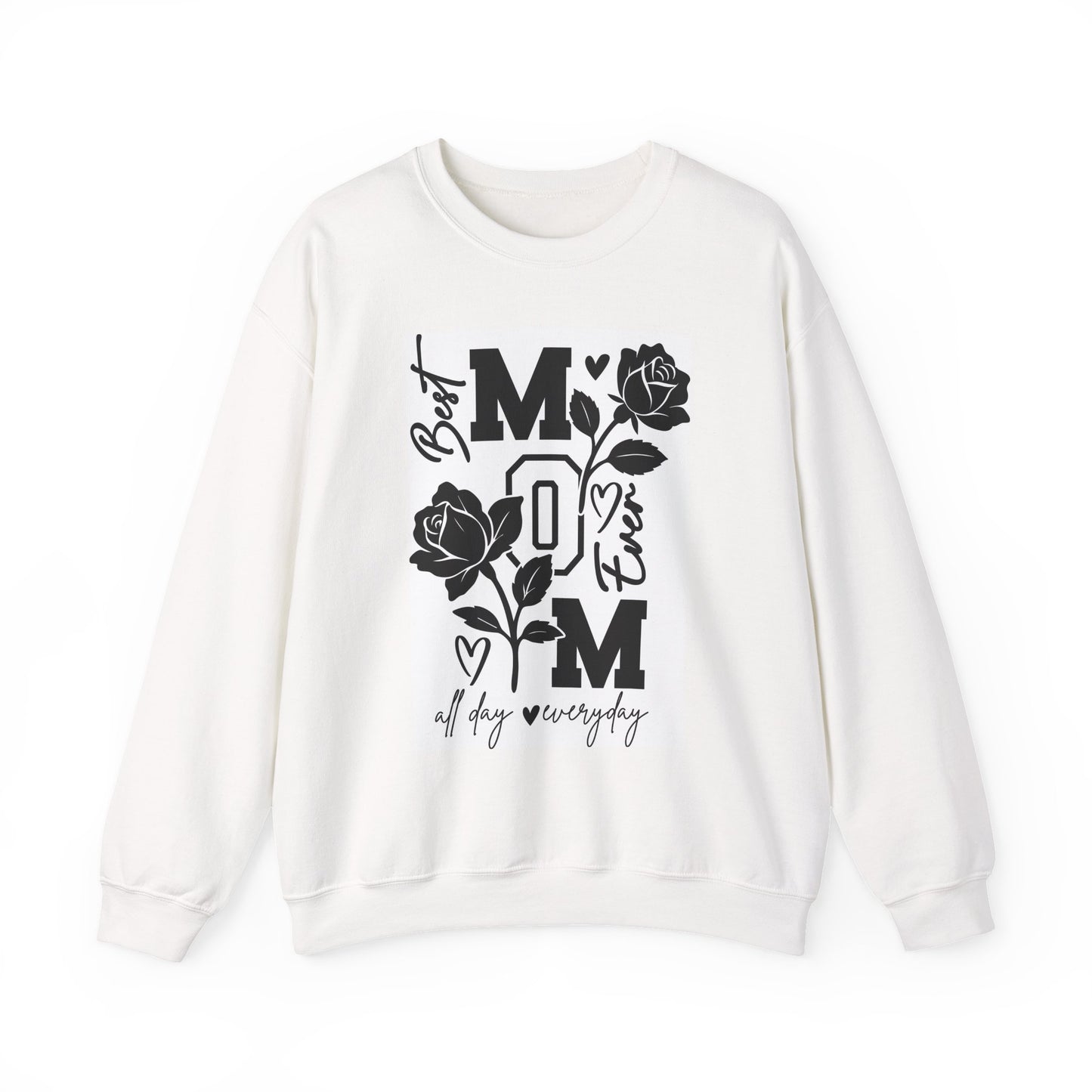 MOM Graphic Crewneck Sweatshirt — Cozy Gift for Mom
