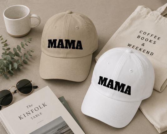 MAMA Baseball Cap - Classic Mom Hat for Everyday Wear