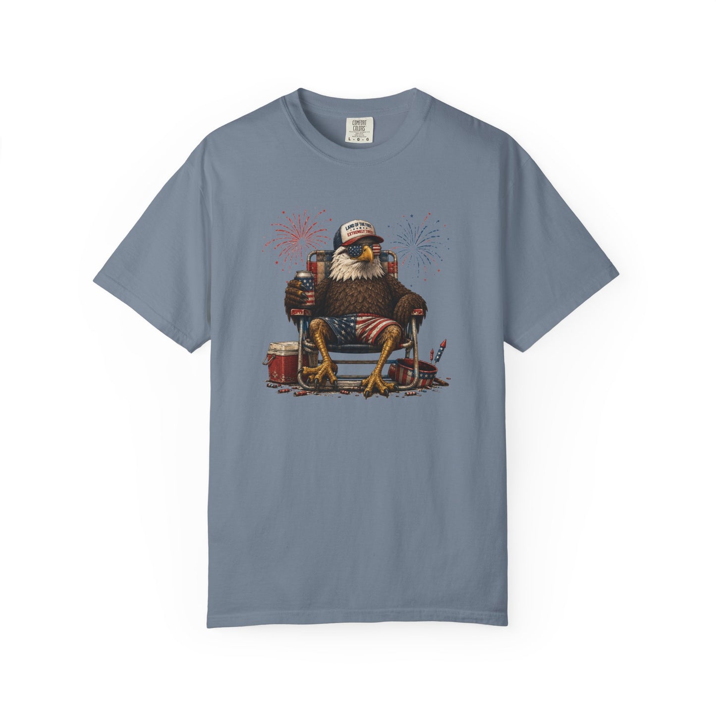 Patriotic Bald Eagle BBQ Graphic T-Shirt – Unisex