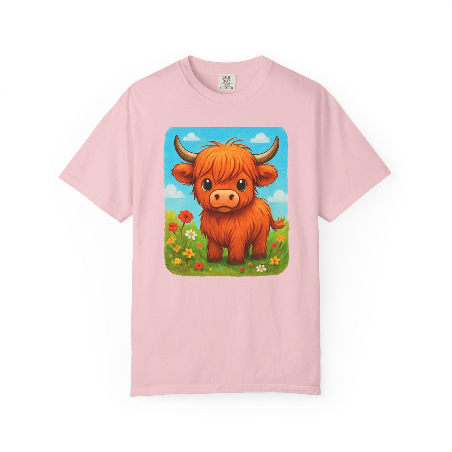 Highland Cow Heavyweight Graphic T-Shirt
