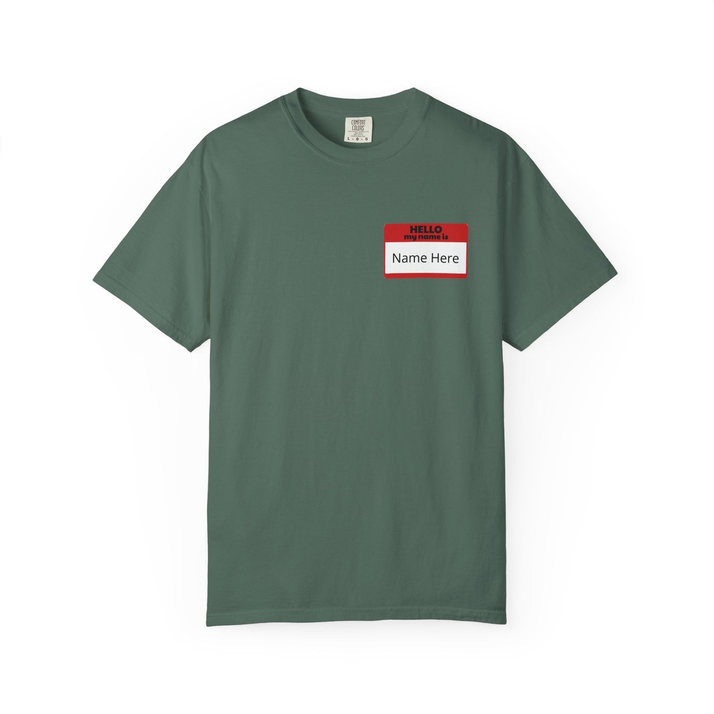Name Tag Graphic T-Shirt