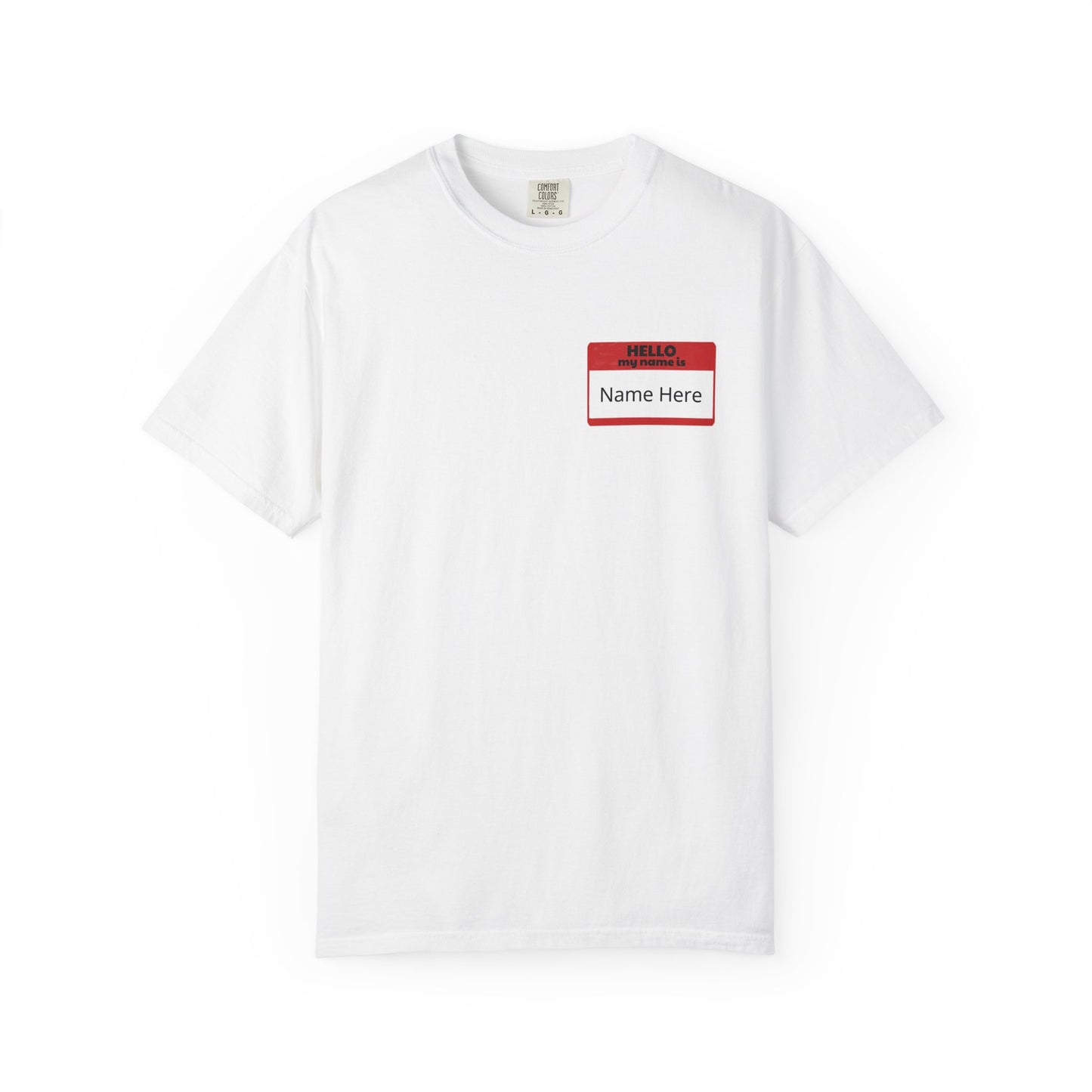 Name Tag Graphic T-Shirt