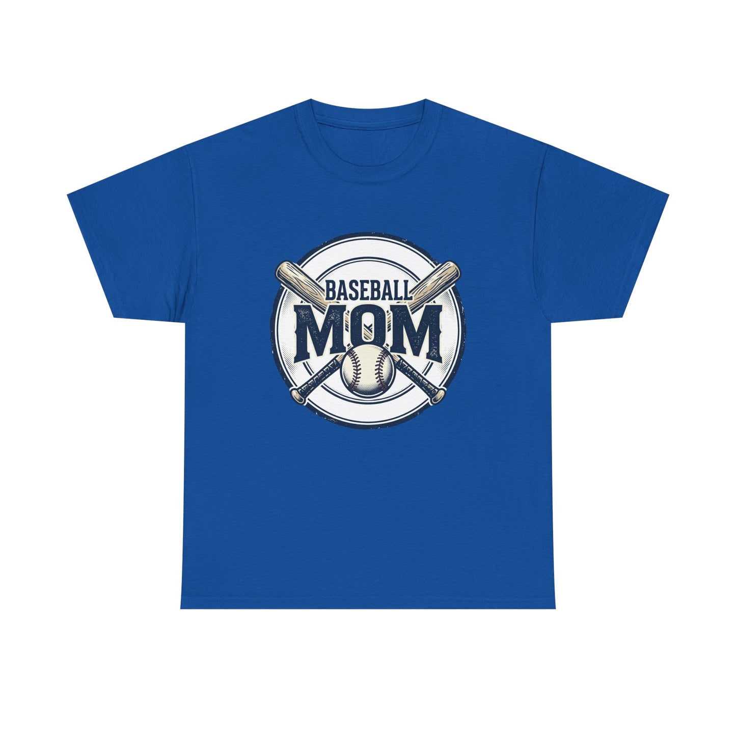 Baseball Mom T-Shirt – Crossed Bats Graphic