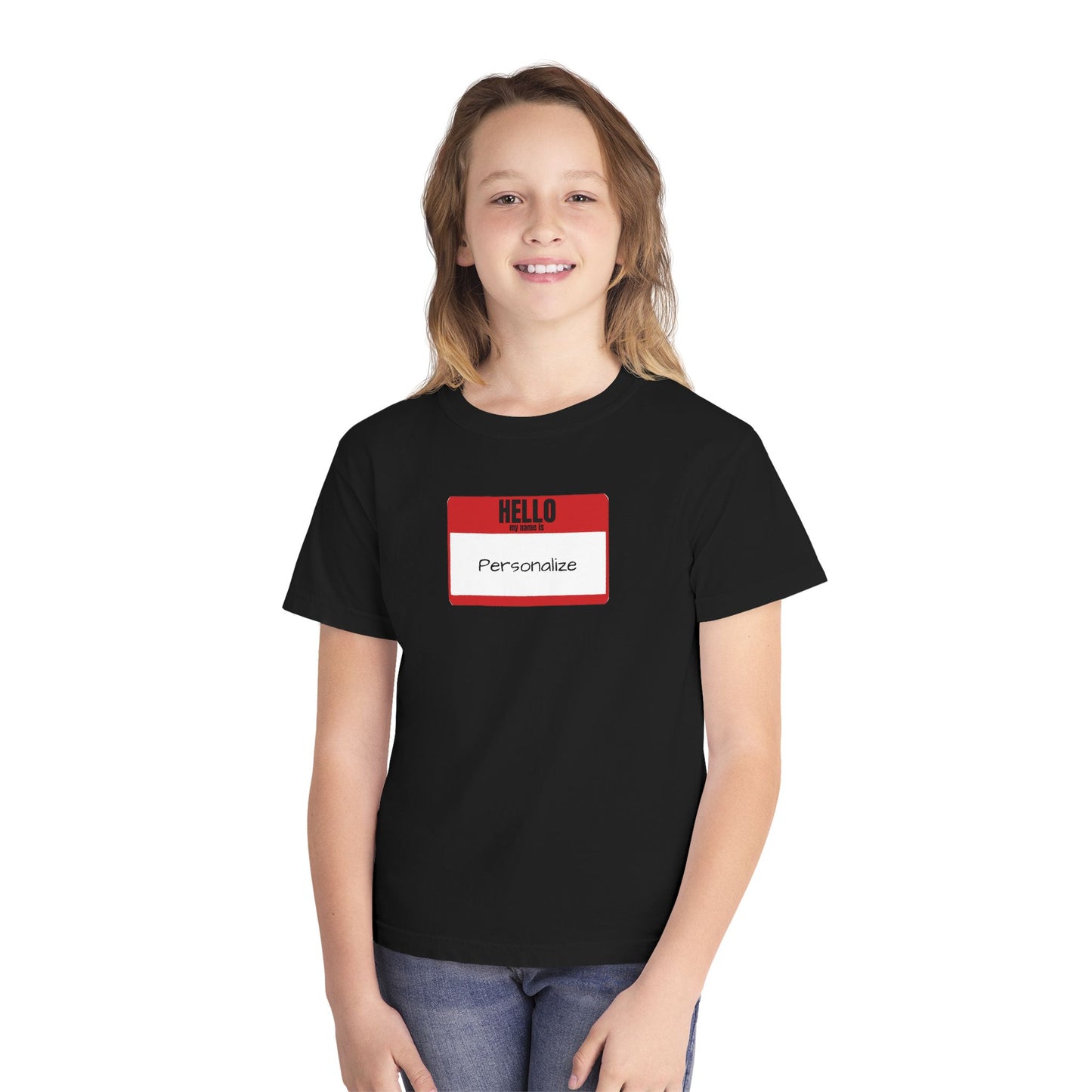 Hello My Name Is (Customizable) - Youth