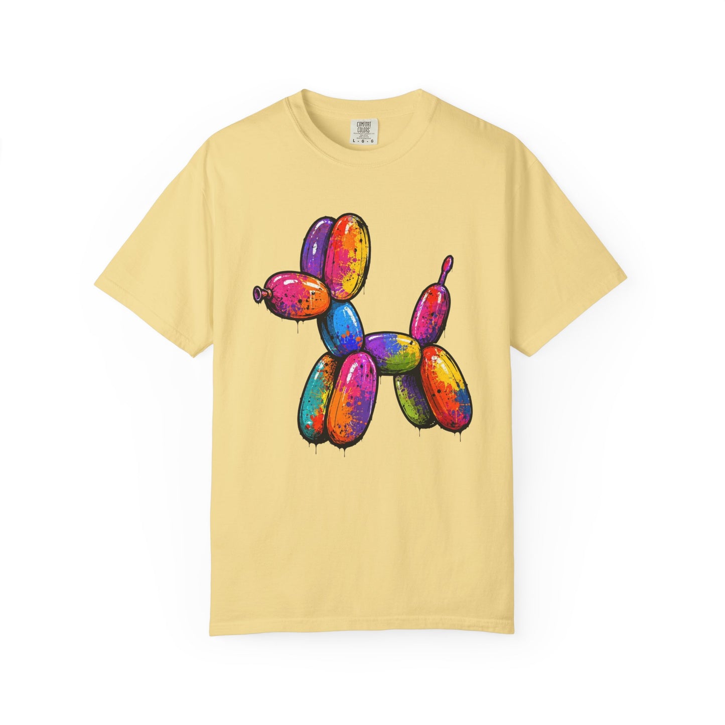 Rainbow Balloon Dog Drip T-Shirt - Unisex