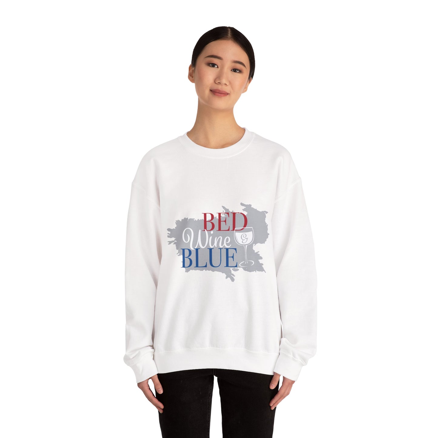 "Red Wine Blue" Patriotic Wine Lover Graphic