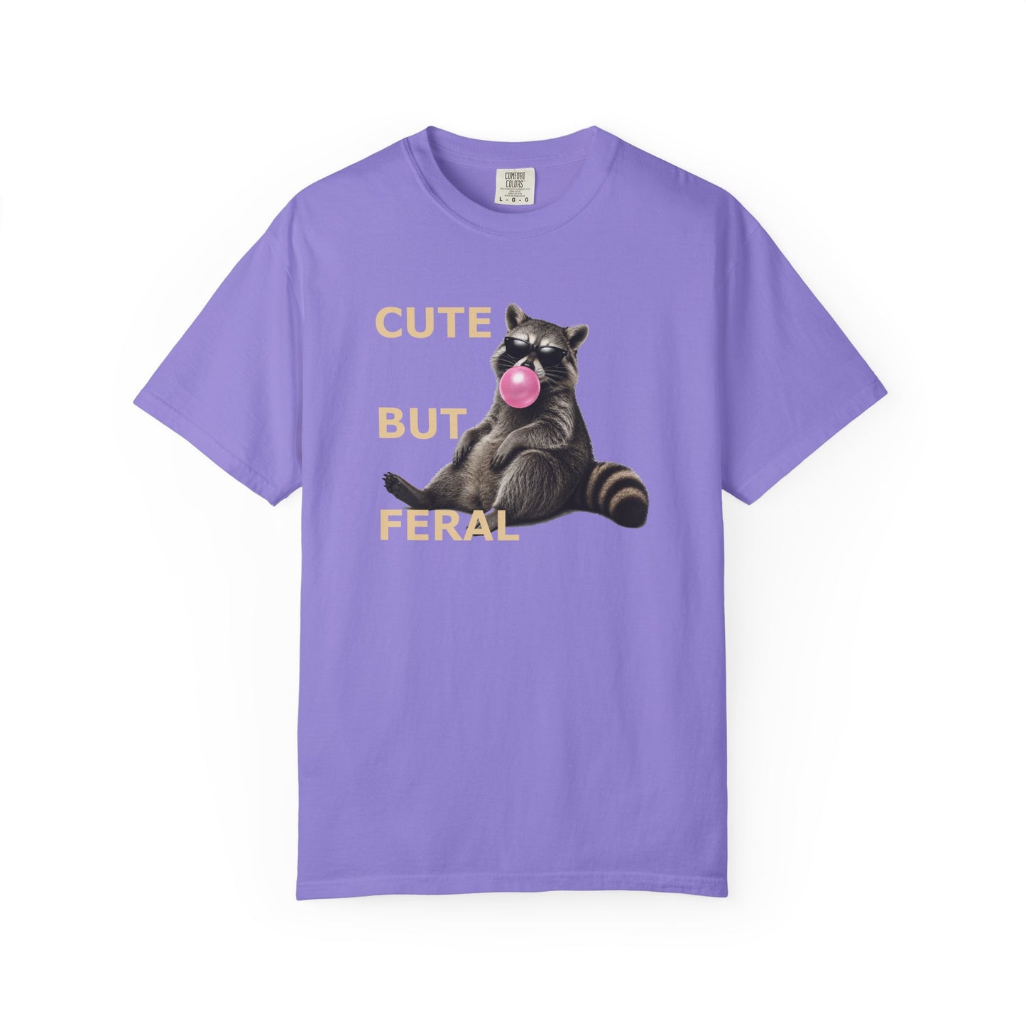 Raccoon "Cute But Feral" T-Shirt - Unisex