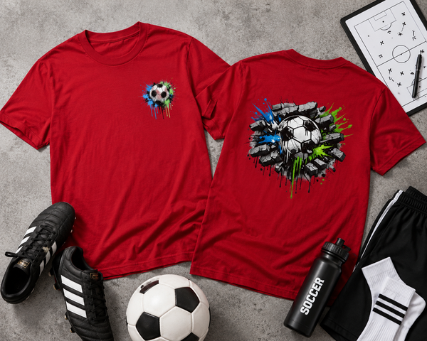 Graffiti Soccer T-Shirt - Unisex